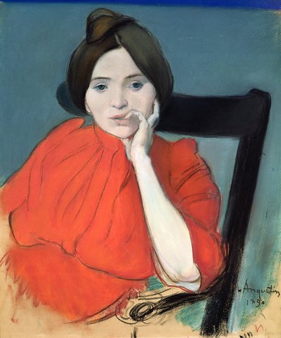 Ritratto di una donna da Louis Anquetin